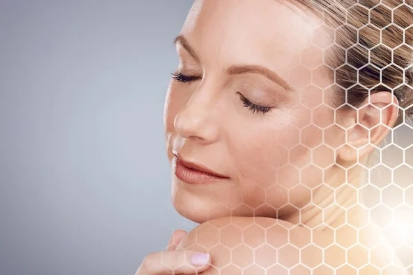 skincare-beauty-overlay-face-woman-gray-background-wellness-cosmetics-makeup-dermatology-mockup-spa-girl-with-hologram-facial-care-anti-aging-treatment-self-love_590464-139878